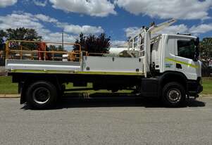 Scania P280 Auto 4x4 2020 128000km Crane Compressor and ROPS 1ILI249 SN1696