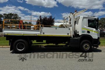 Scania P280 Auto 4x4 2020 128000km Crane Compressor and ROPS 1ILI249 SN1696