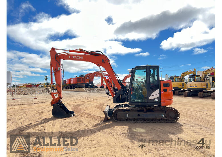 caption 2018 Hitachi ZX85USB-5A Hydraulic Excavator 8T + GP Bucket!