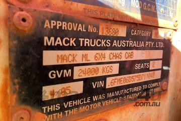 2005 Mack Metro Liner Service Truck