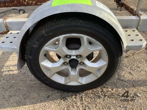 caption Unbranded Single Axle Boat Trailer