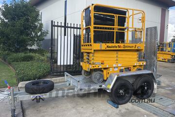   Haulotte Optimum 8 19ft scissor lift Plus New Galvanised Trailer Combo