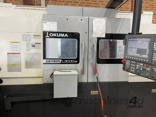 caption OKUMA GENOS LATHE MACHINE - HIGH-PERFORMANCE