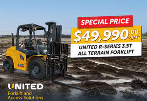 United R-Series 3.5T All Terrain Forklift