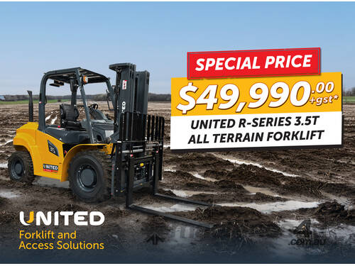 United R-Series 3.5T All Terrain Forklift