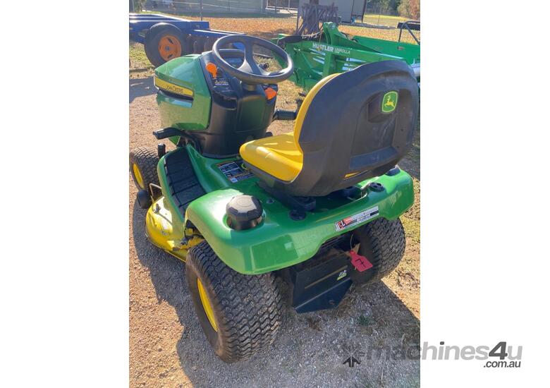 caption John Deere Ride on Mower