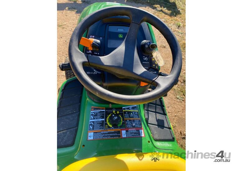 caption John Deere Ride on Mower
