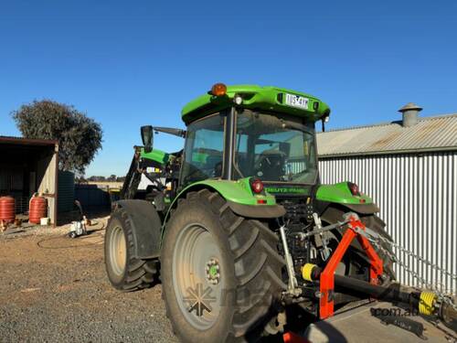 2021 DEUTZ FAHR 5125G TRACTOR, AGROLIFT 3840 FEL WITH 4 IN 1 BUCKET, 645 HRS.