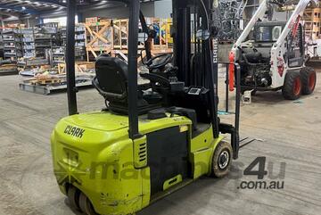 Clark GTX18 # 1.8 Tonne Electric 3 Wheel Forklift # 1800kg Load Capacity # 4780mm Lift Height