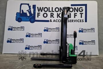 Wollongong Forklift: 2023 Hangcha CTD15-A2MJ-I Walkie Stacker 1.5T, Electric, 2-Stage Mast, 3m Lift!