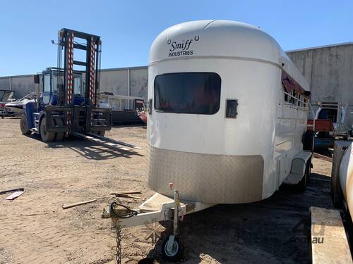 caption 2006 Smiff Industries Dual Axle Horse Float