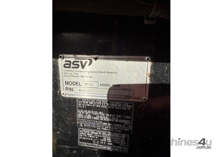 ASV RT40AWC TRACK LOADER