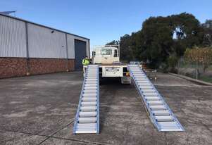 3.9m - 8Tonne Heavy Duty Steel Track,Rubber Pads on steel,Rubber Track & Rubber Tyre Machinery Loadi