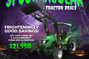 AgKing - 40HP Tractor ROPS 4WD AK404 with FEL & 4in1 Bucket - Packages Available