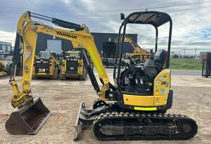 2022 YANMAR VIO25 2.6T EXCAVATOR (M848) WITH HITCH, BUCKETS AND 995 HOURS