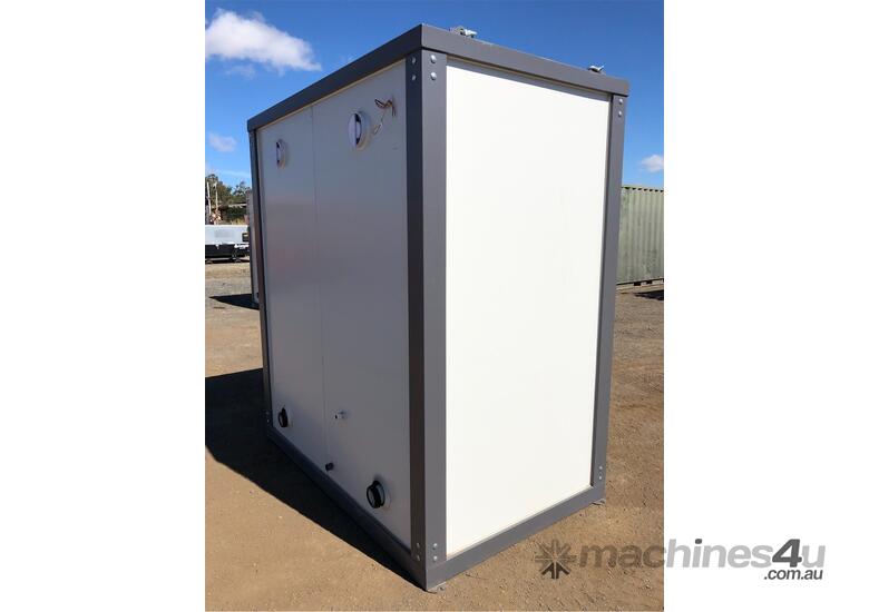 Unused Double Toilet Block