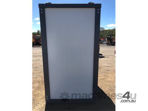 Unused Double Toilet Block