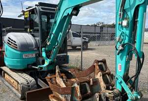 2021 Kobelco SK45SRX-6 Excavator 2601 Hours Tilt Hitch