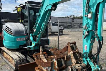 2021 Kobelco SK45SRX-6 Excavator 2601 Hours Tilt Hitch
