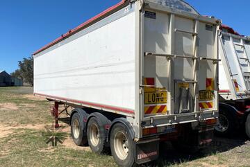 2014 Gippsland Body Builders Tri-semi Tri Axle Aluminium Tipping B Trailer