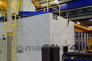 SUPERIOR EdgeBlast Gas Bottles Shotblasting Machine