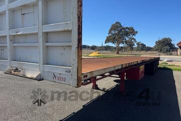 Trailer Flat Top Maxitrans 47ft 2008 Tri 10 stud Airbag SN1849