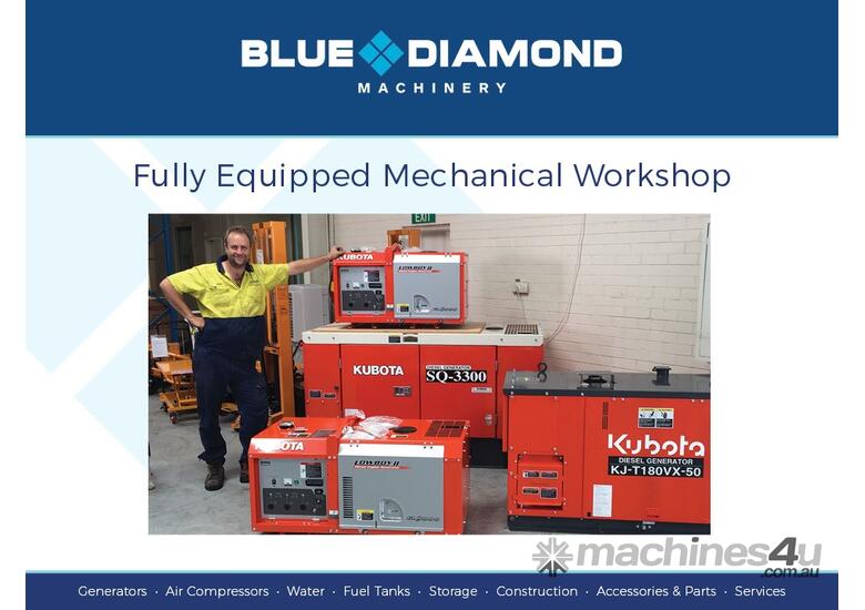 Click to view full size photos Generator Diesel 6KVA 240V Silenced Mine Spec - 2 Years Warranty
