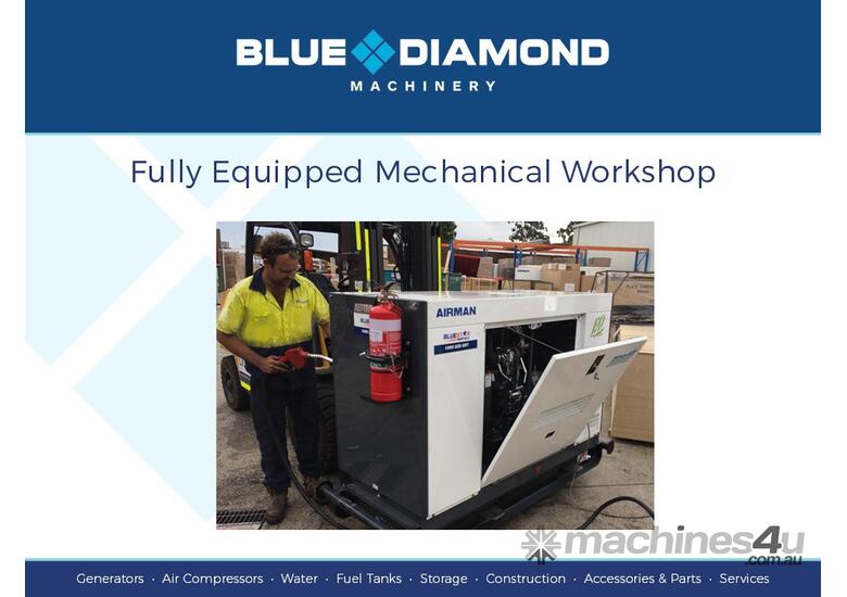 Click to view full size photos Generator Diesel 6KVA 240V Silenced Mine Spec - 2 Years Warranty