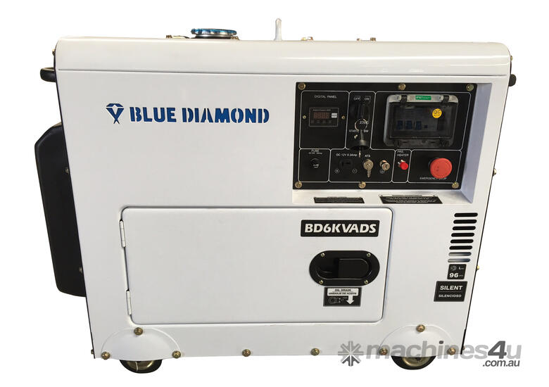 Click to view full size photos Generator Diesel 6KVA 240V Silenced Mine Spec - 2 Years Warranty