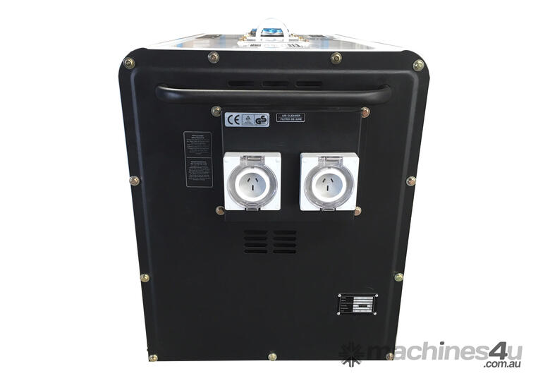 Click to view full size photos Generator Diesel 6KVA 240V Silenced Mine Spec - 2 Years Warranty