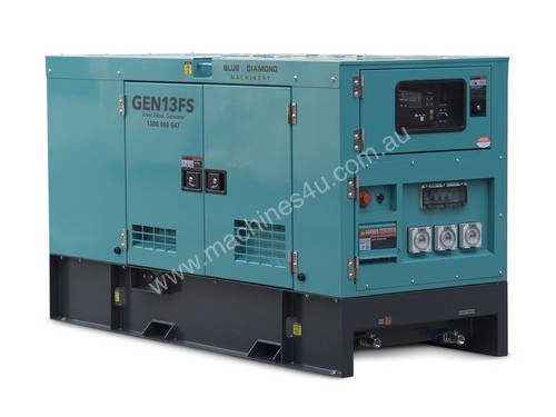 13 kVA Diesel Generator 240V Solar Backup - 2 Years Warranty