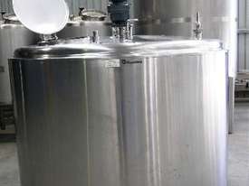3,600lt Jacketed Stainless Steel Tank - picture0' - Click to enlarge