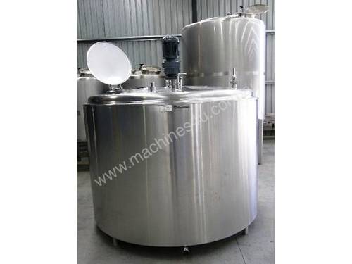 3,600lt Jacketed Stainless Steel Tank