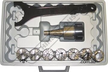 NT30 x ER40 Collet & Chuck Set - 9 Piece Collet Range 5 - 25mm 