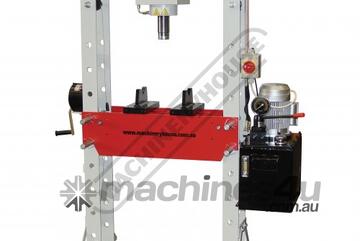 HPM-50 Industrial Motorised Hydraulic Press - 50 Tonne Robotic Welded Steel Frame Construction Inclu