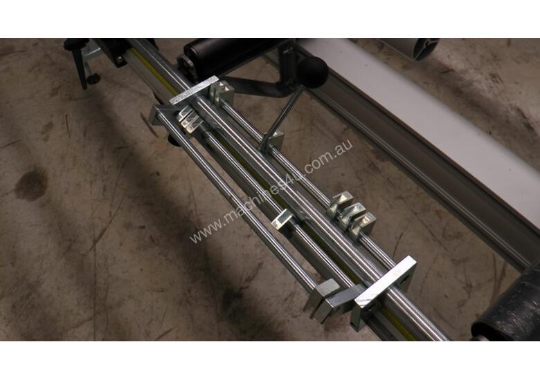 caption ### RUNOUT SALE ## FOM SPEEDY WORK Roller Conveyor with Manual Length