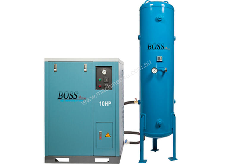 caption BOSS Whisper Quiet 48CFM/ 10Hp Air Compressor