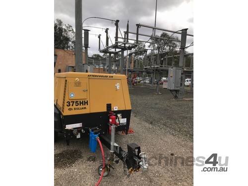 Sullair 375HH after-cooled 200 PSI diesel tow-able compressors - Hire