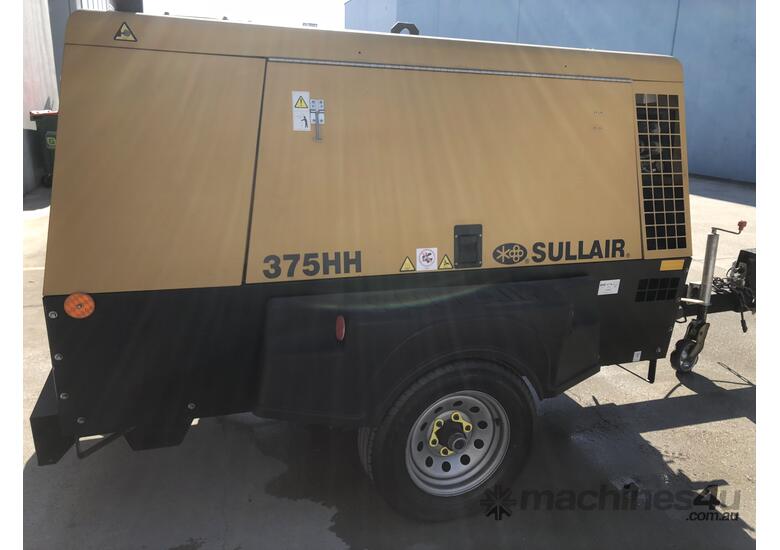 Sullair 375HH after-cooled 200 PSI diesel tow-able compressors - Hire