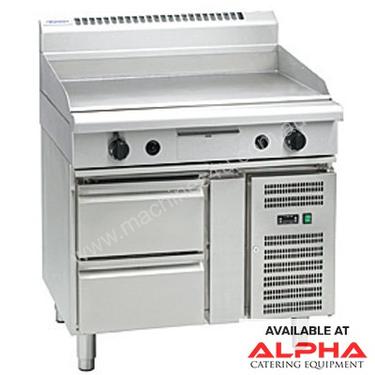 Waldorf 800 Series GP8900G-RB - 900mm Gas Griddle `` Refrigerated Base