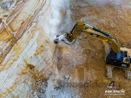 ANTRAQUIP Transverse Rock Grinders - Exclusive to Boss Attachments - Hire
