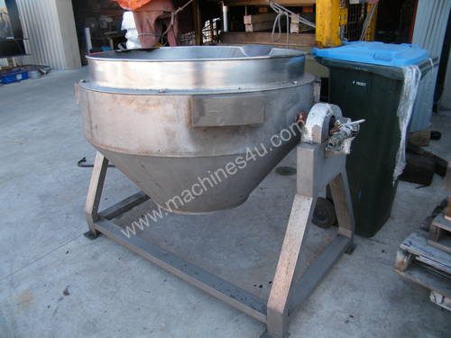 gas heated tilting kettle