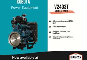 V2403T 48.0HP KUBOTA ENGINE POWER PACK