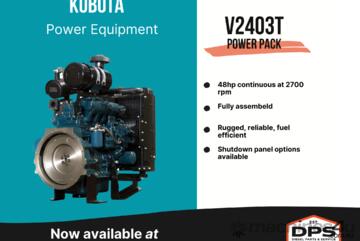 V2403T 48.0HP KUBOTA ENGINE POWER PACK