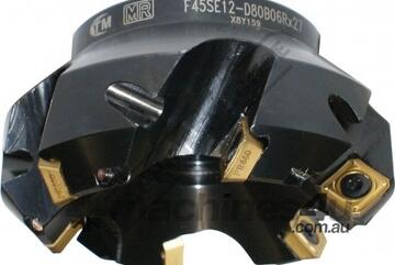 F45SE12-D80 Face Mill 45 - Super High-Rake 80mm Insert tip not included