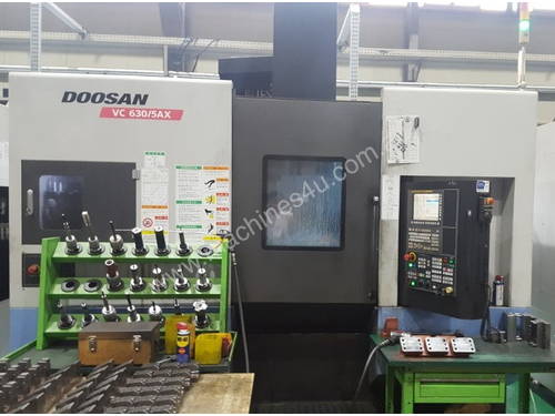 2012 Doosan VC630-5AX Simultaneous 5-axis vertical machining center