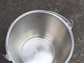 Stainless Steel Tapered Bucket - picture0' - Click to enlarge