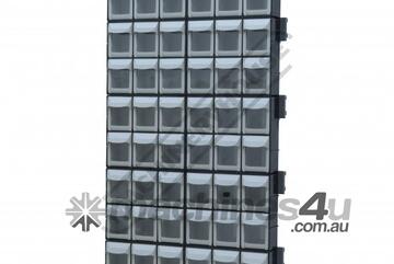 BK-60F Parts Storage Bin System 600 x 115 x 1250mm 60 Same Size Bins