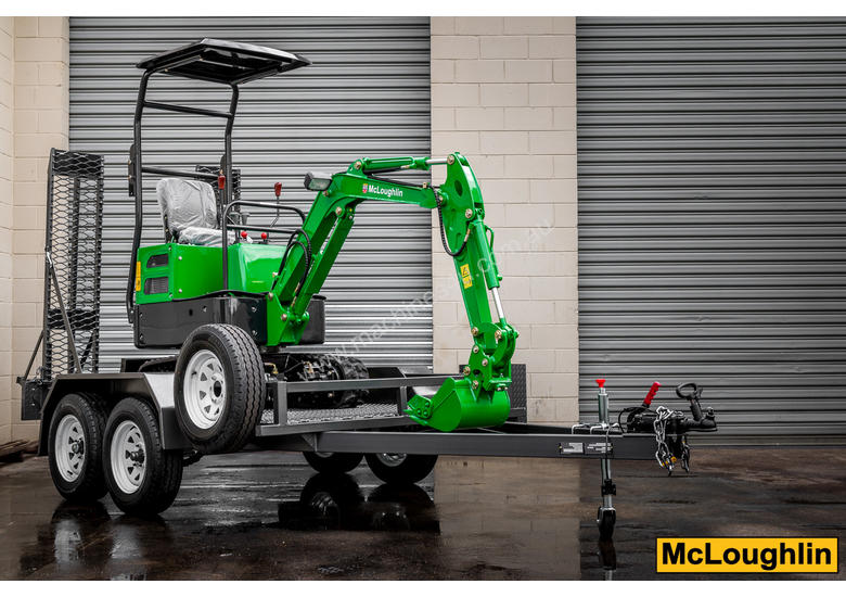 New 2019 mcloughlin Excavator J1T Mini Excavator Trailer Bundle Mini Excavators in , Listed