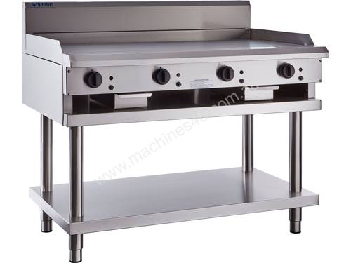 1200mm Griddle with legs & shelf